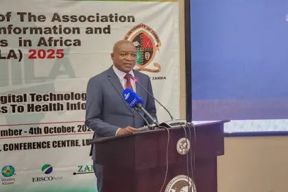 Minister of Education officially opening the AHILA Congress